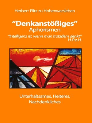 cover image of "Denkanstößiges"